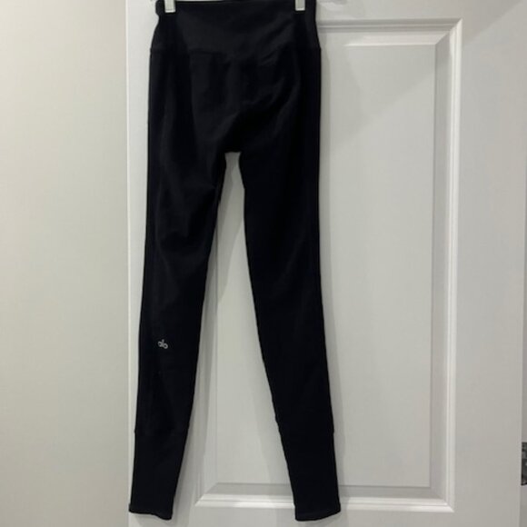 Alo High Waist Alosoft Lounge Legging - Black Size Small - Picture 7 of 7